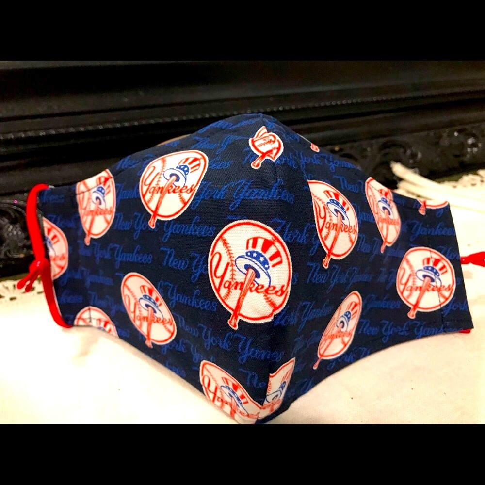 New York Yankees themed Handcrafted face mask